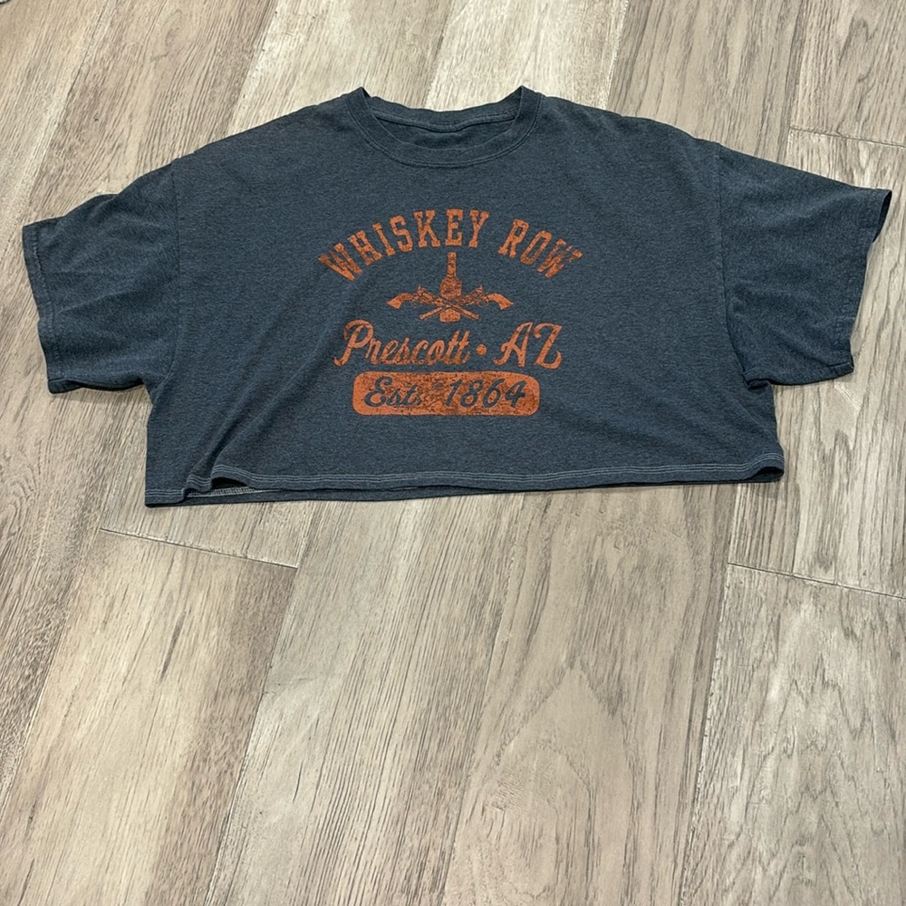 Whiskey Row cropped top